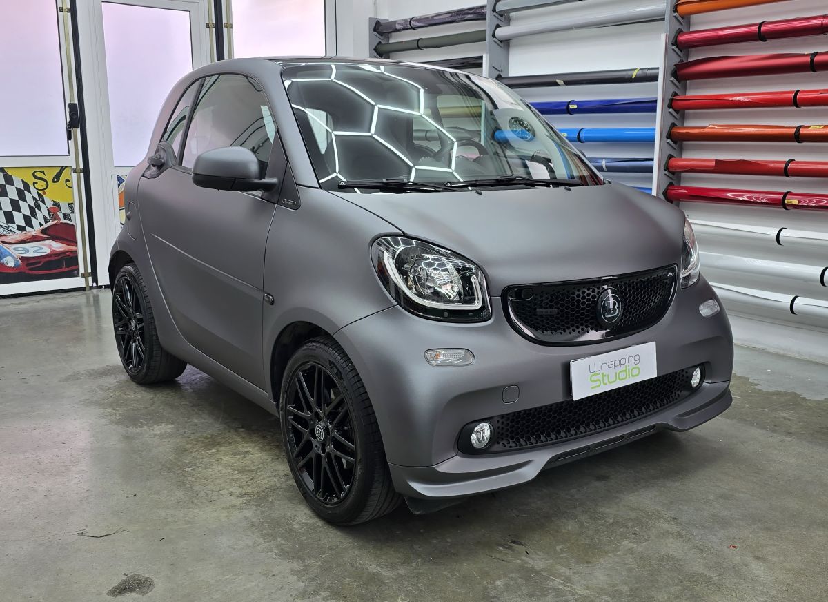 Smart Brabus 451 - Car Wrapping Matte Dark Grey