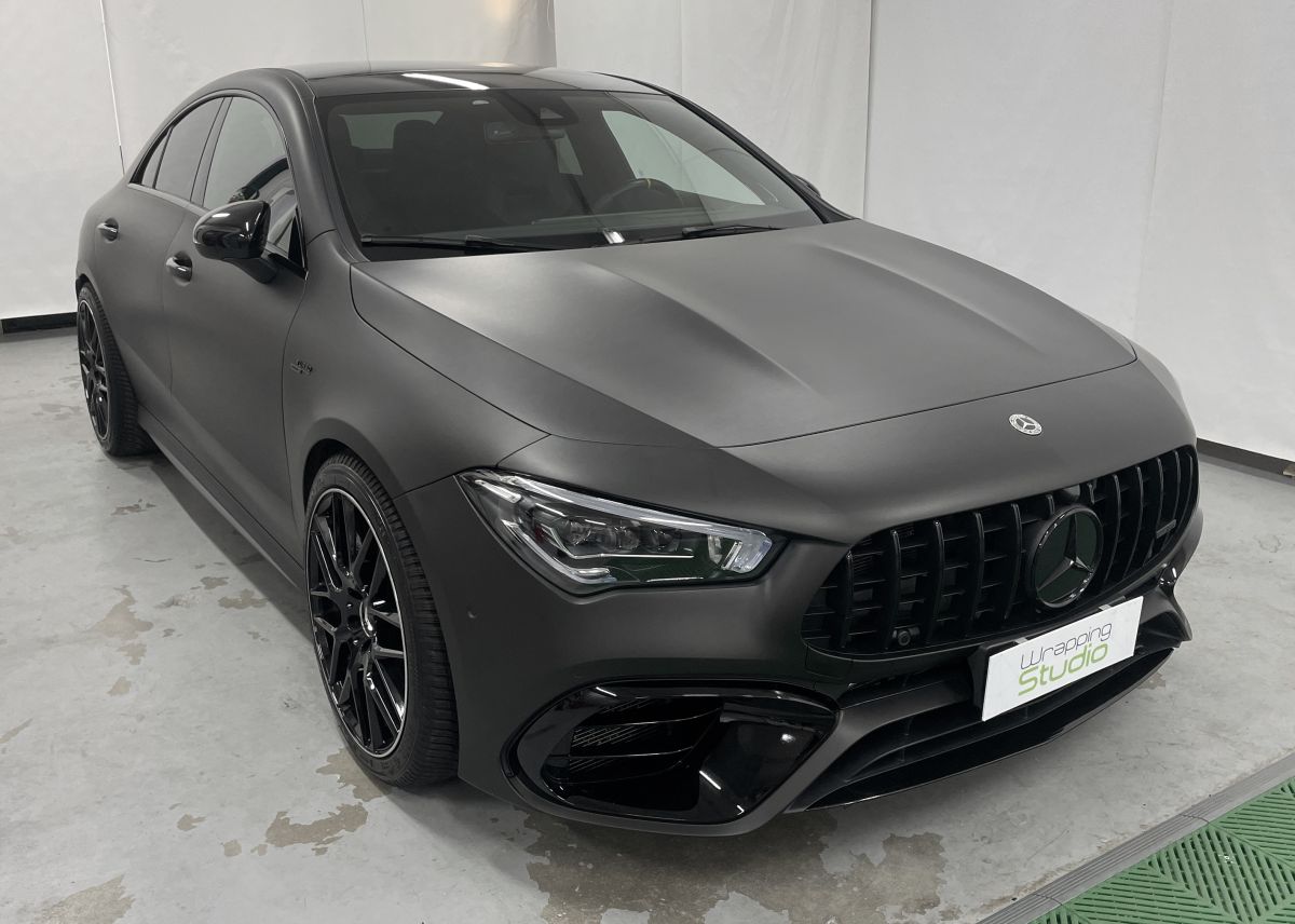 Mercedes CLA 45s AMG | Wrapping Matte Black