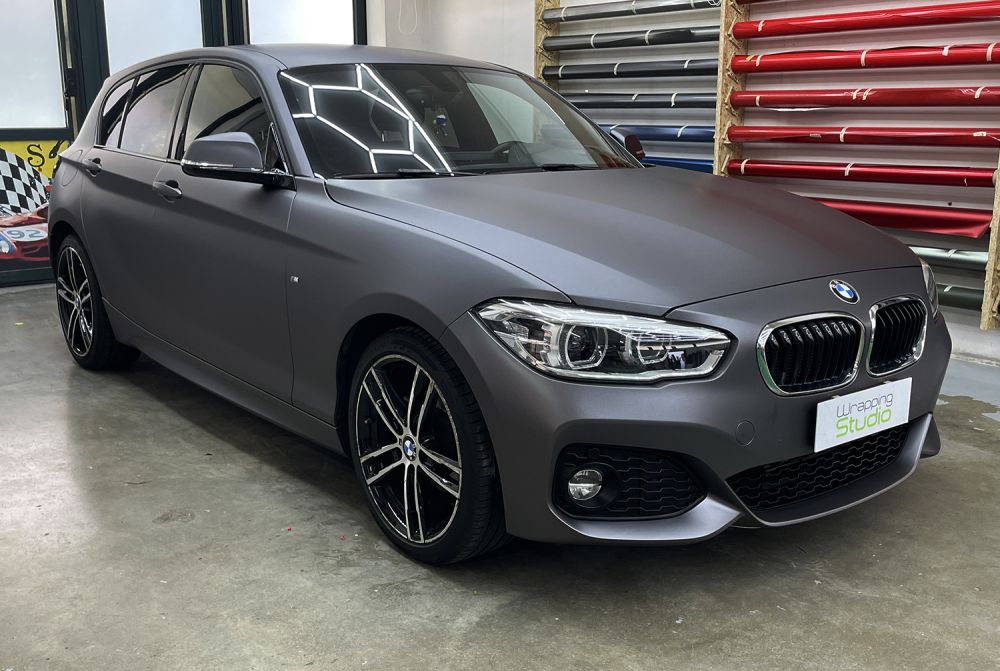 Bmw Serie 1 | Wrapping Matte Dark Gray