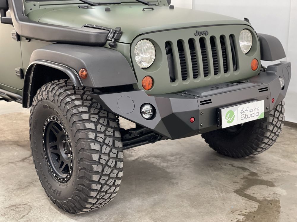 Jeep Wrangler Rubicon | Wrapping Military Green